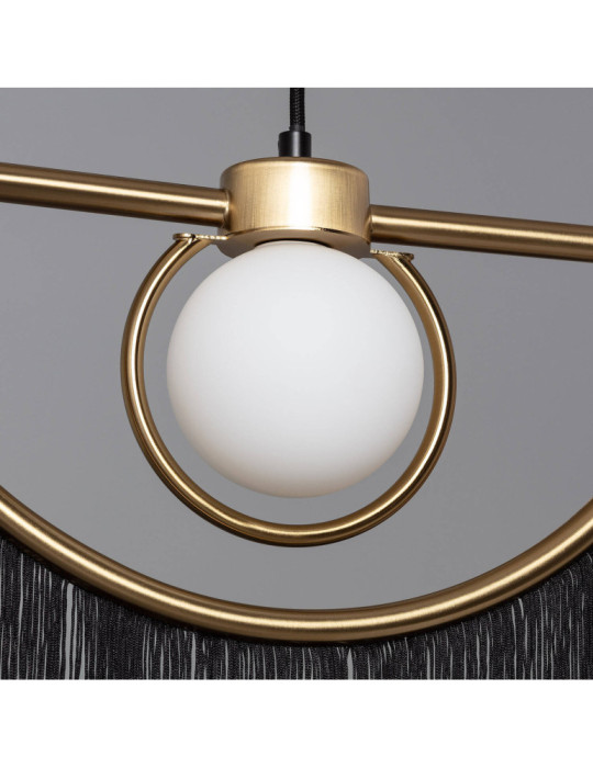 Suspension Métal Dalila avec Franges