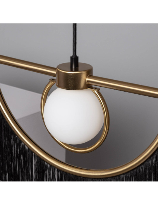 Suspension Métal Dalila avec Franges