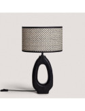 Lampe à Poser en bois Black Darshan ILUZZIA