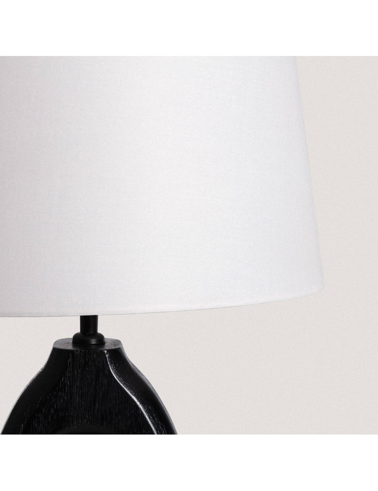 Lampe à Poser en bois Black Darshan ILUZZIA