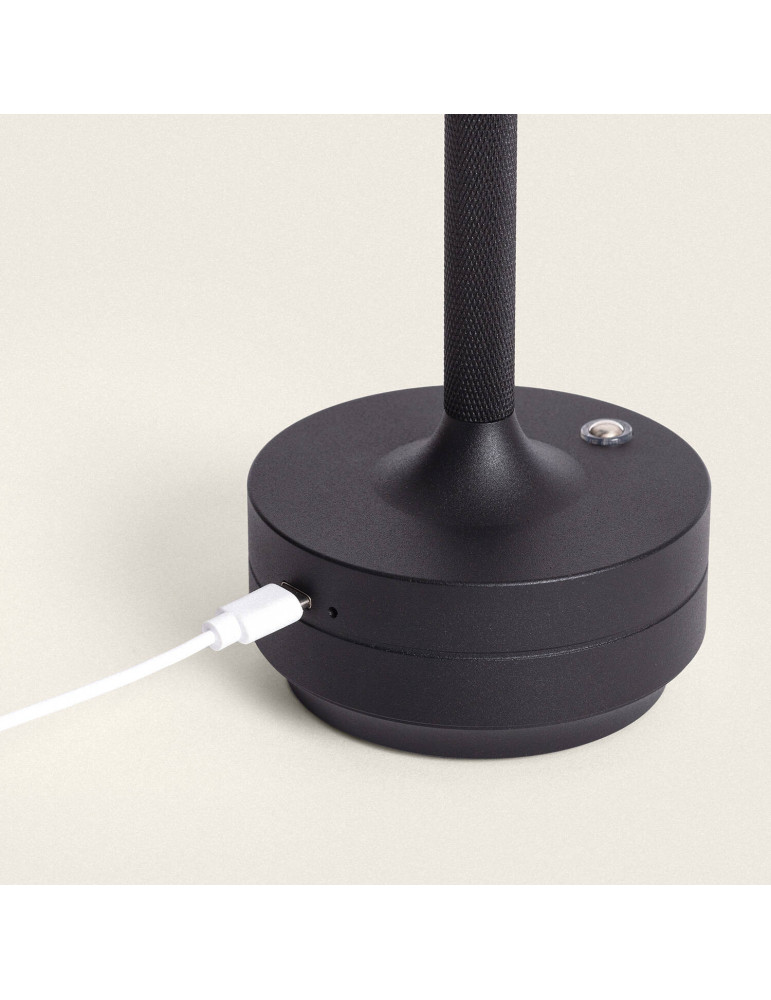 Lampe à Poser LED 3W Portable avec Batterie Rechargeable USB Astrid