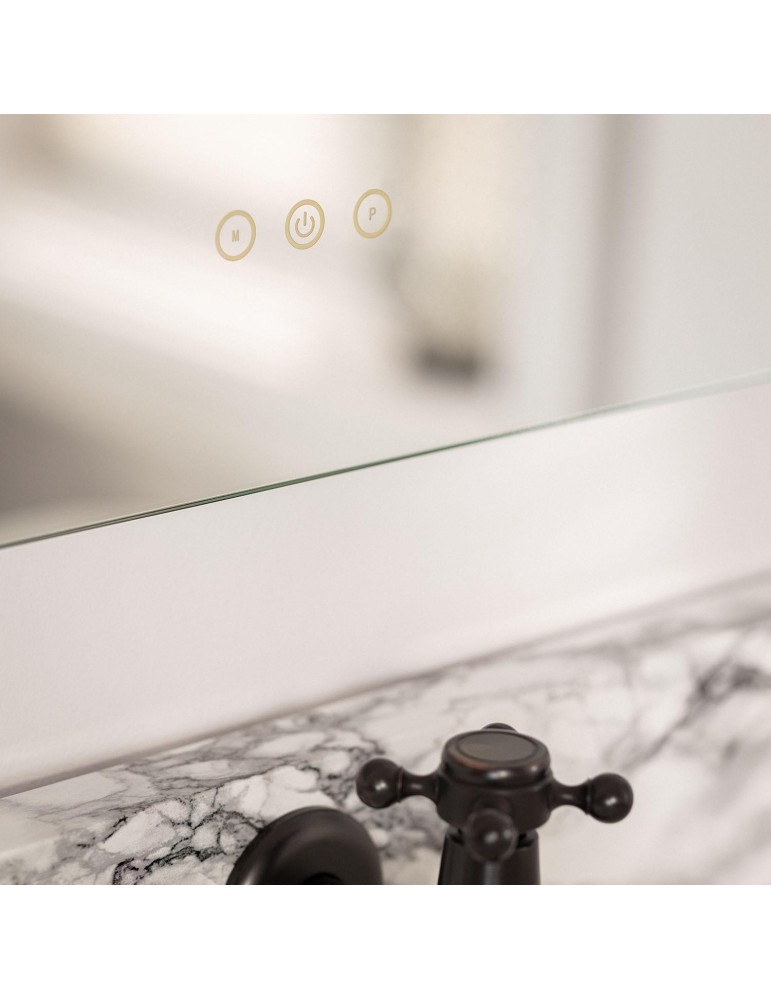 Miroir Salle de Bain avec Éclairage LED Essauira 70x50cm