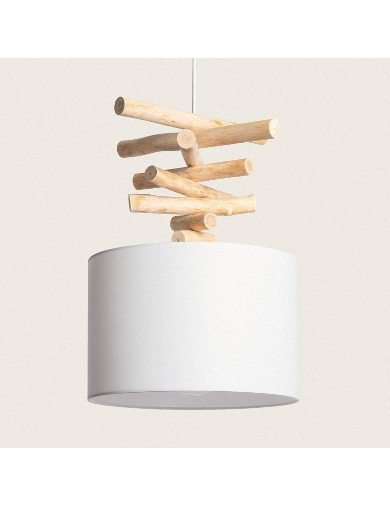Suspension Bois et Tissu Bredbo