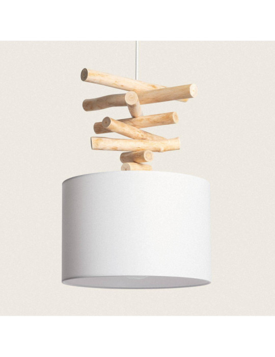 Suspension Bois et Tissu Bredbo