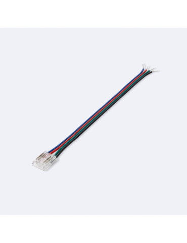 Connecteur câblé Ruban LED IC Digital SPI 24V DC COB Largeur 10mm