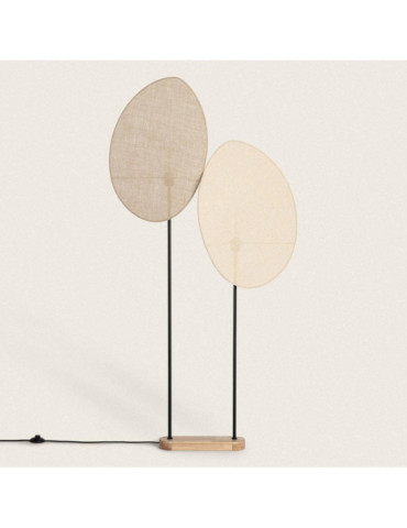Lampadaire Métal et Textile Elliptica