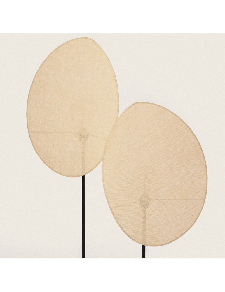 Lampadaire Métal et Textile Elliptica