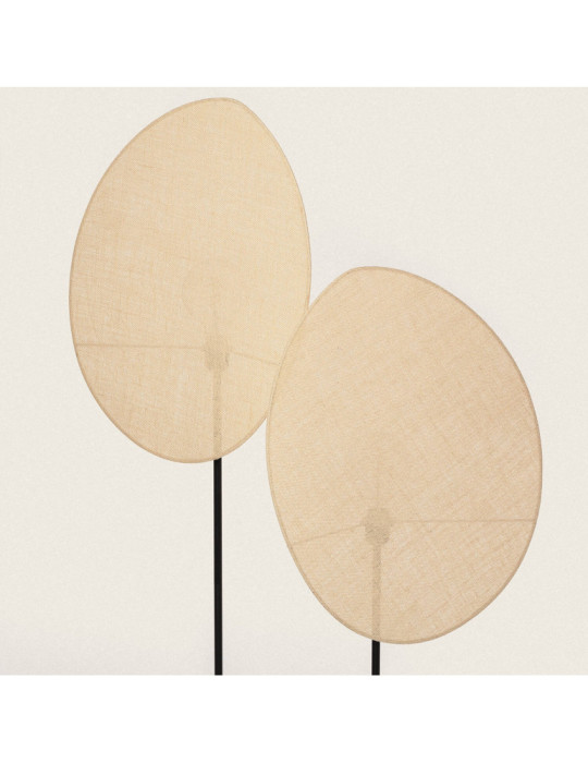 Lampadaire Métal et Textile Elliptica