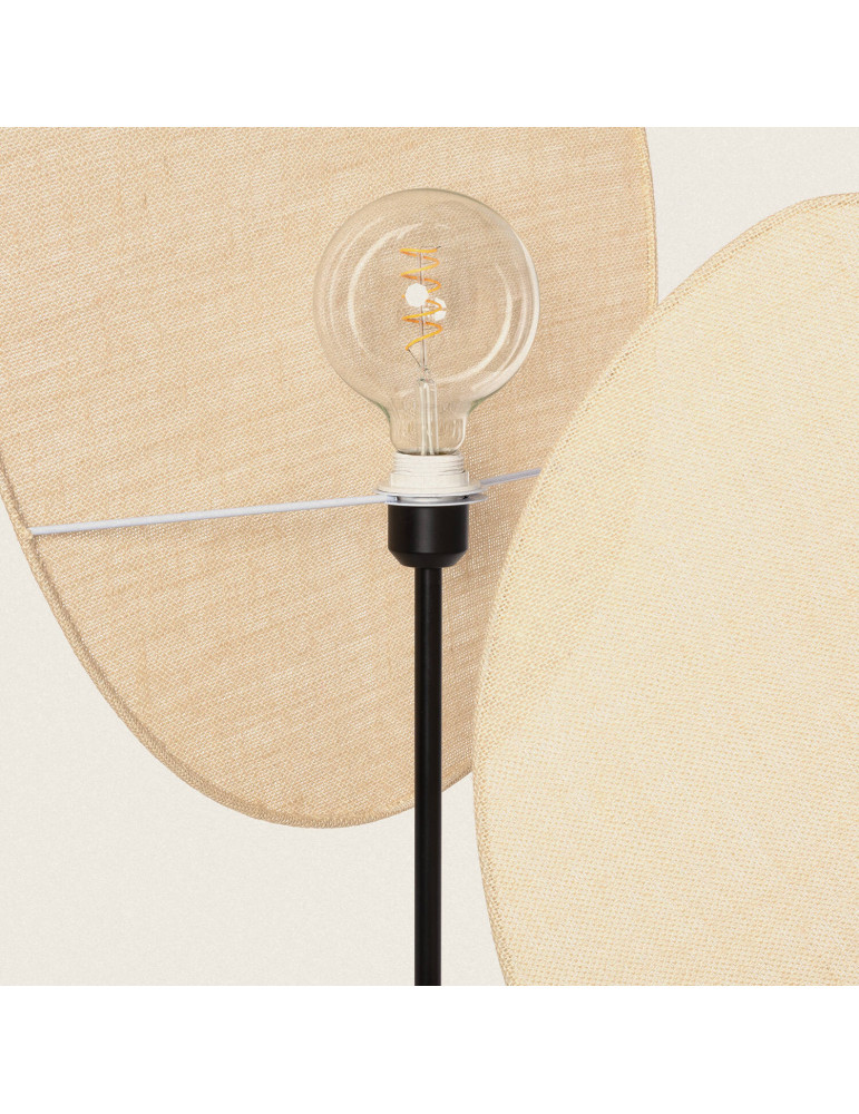 Lampadaire Métal et Textile Elliptica