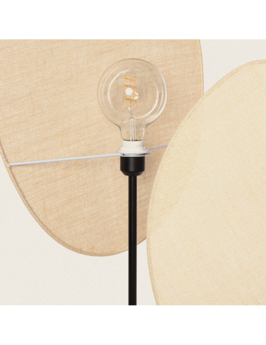 Lampadaire Métal et Textile Elliptica