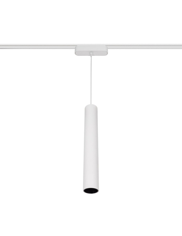 Spot LED Suspendu sur Rail Magnétique 25mm Extra-Plat 15W 48V Quartz Blanc