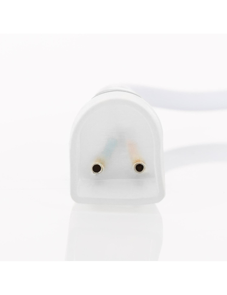 Câble Connecteur Gaine Néon LED Flexible Dimmable 7.5W/m 220V AC 100 LED/m Semi-circulaire 180° Monochrome IP67