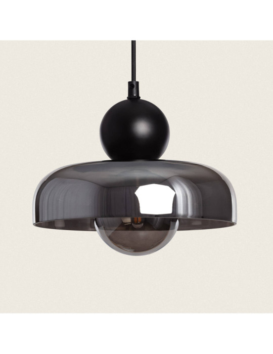 Suspension Métal et Verre Cailin