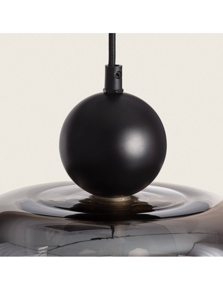 Suspension Métal et Verre Cailin