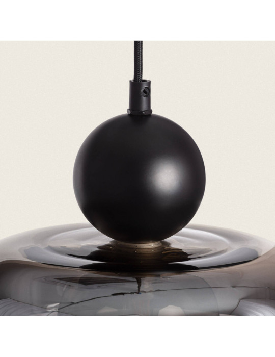 Suspension Métal et Verre Cailin