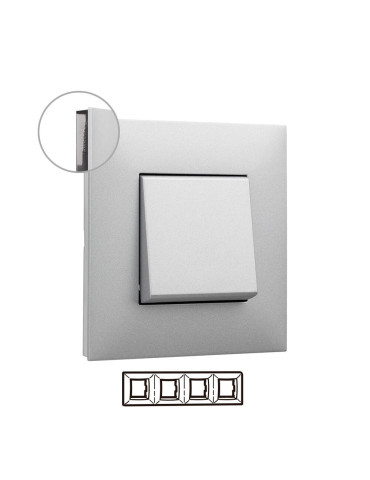 10x Profile Ovale Aluminium Anodisé 2m pour bandeaux LED