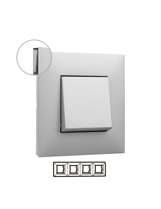 10x Profile Ovale Aluminium Anodisé 2m pour bandeaux LED