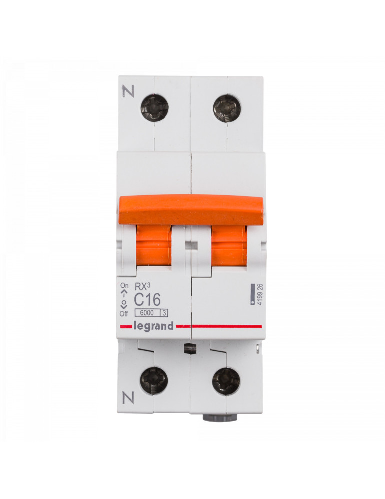 Interruptor Automático Magentotérmico RX3 Residencial LEGRAND 1P+N 6kA 10A