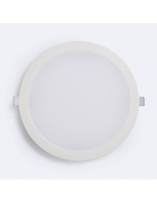 Spot Downlight LED 18.2W Rond Blanc Coupe Ø 200 mm
