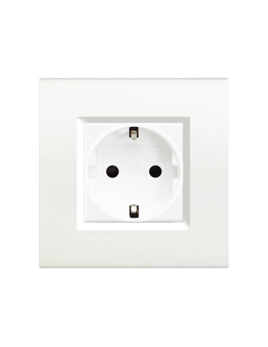 Kit Prise Type F Schuko 2P+T 16A BTicino Living Light