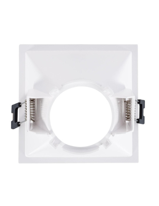 Spot LED Downlight Carré 45º GU10 6W Coupe 85x85mm Faible UGR PC