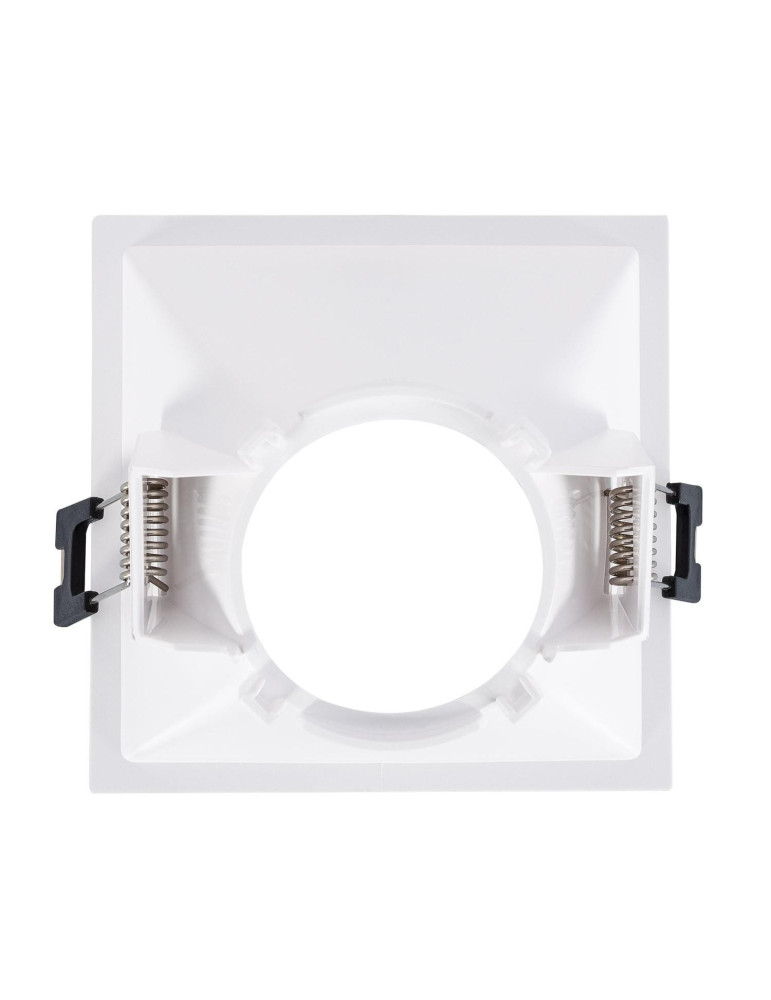 Spot LED Downlight Carré 45º GU10 6W Coupe 85x85mm Faible UGR PC