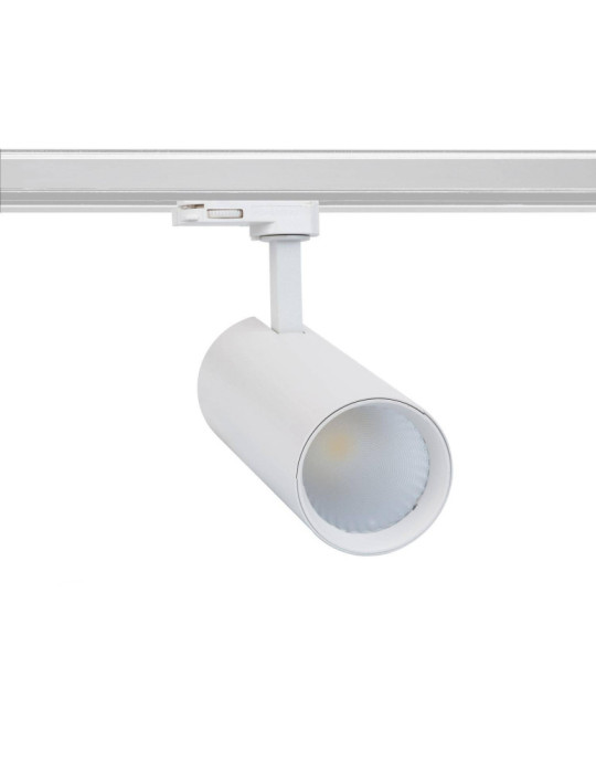 Spot LED sur Rail Triphasé 30W Bertha LIFUD Blanc