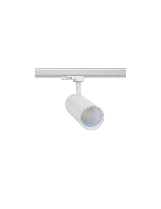 Spot LED sur Rail Triphasé 30W Bertha LIFUD Blanc