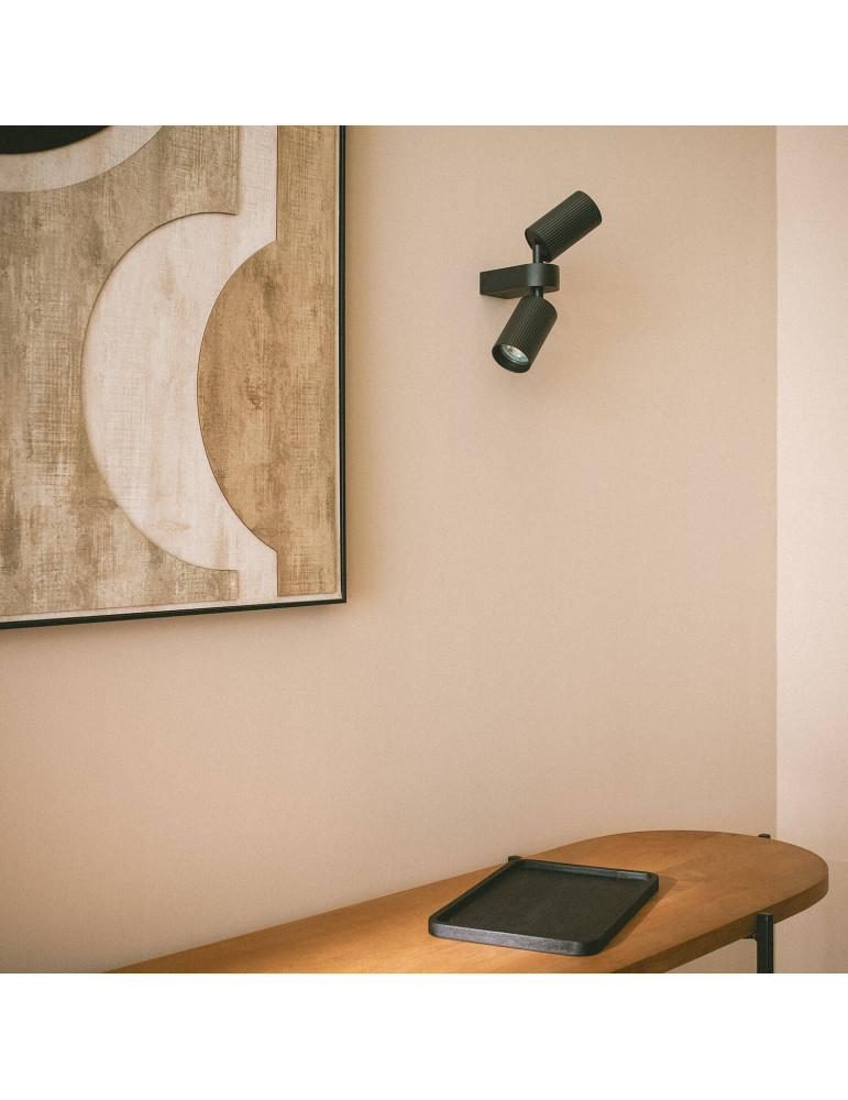 Plafonnier Aluminium Aritz 2 Spots