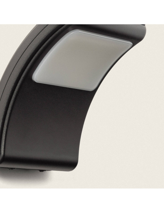 Applique Murale Extérieure LED 8W Éclairage Rectangulaire Noire Wilbert