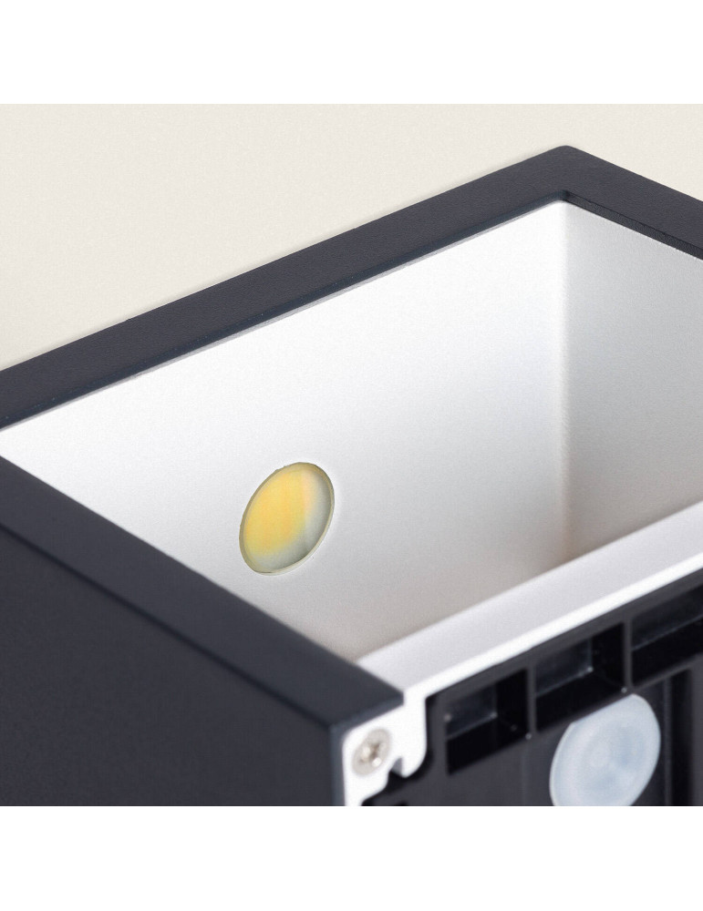 Applique Murale LED Extérieure 9 W Aluminium  Éclairage Double Face CCT sélectionnable Sheffield