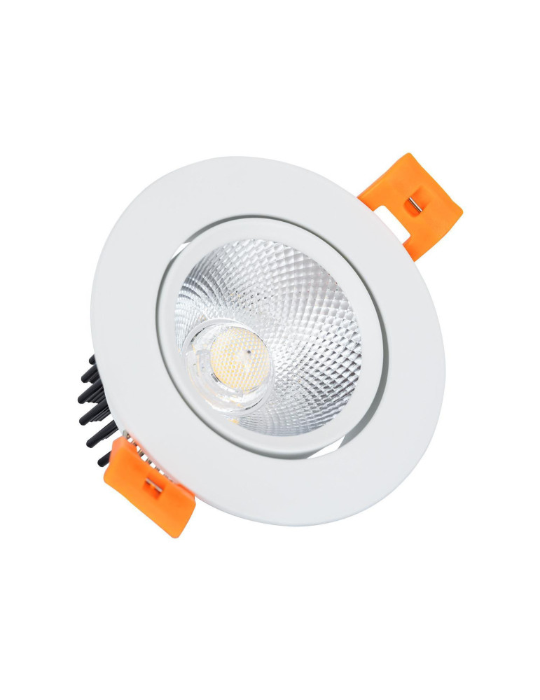 Spot Downlight LED 7W Rond Dimmable COB CRI90 Coupe Ø 70 mm