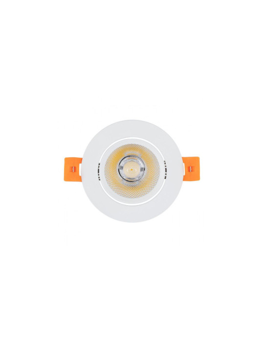 Spot Downlight LED 7W Rond Dimmable COB CRI90 Coupe Ø 70 mm