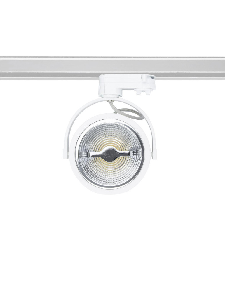 Spot LED sur Rail Triphasé CREE AR111 15W Dimmable Blanc Spot LED sur Rail Triphasé CREE AR111 15W Dimmable Blanc