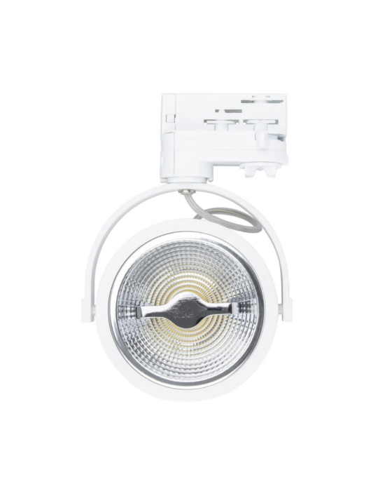 Spot LED sur Rail Triphasé CREE AR111 15W Dimmable Blanc