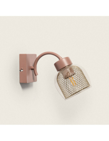 Lampe Murale Métal et Verre Aziel