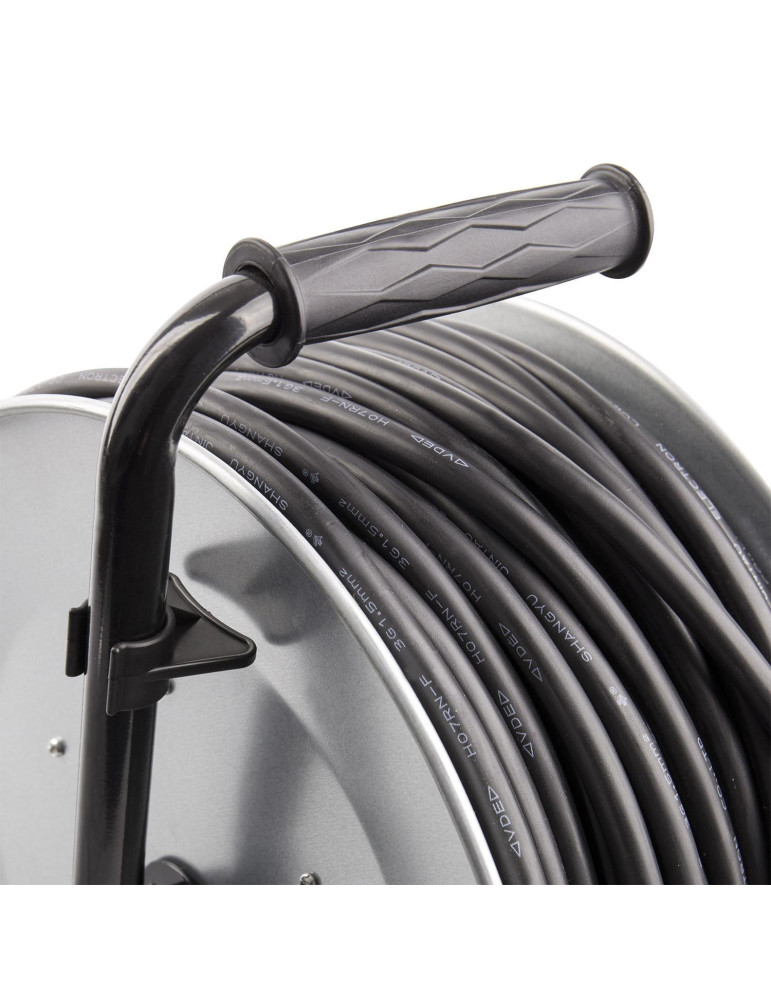 Enrouleur Extensible 50m 4 Prises IP44 3x1.5mm