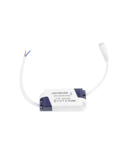 Dalle LED 15W Ronde SuperSlim Coupe Ø185mm