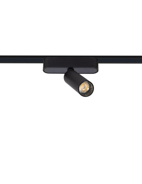 Spot LED sur Rail Magnétique 25mm Extra-Plat 7W 48V Noir