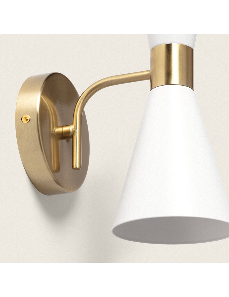 Lampe Murale Métal Blanc Jigger