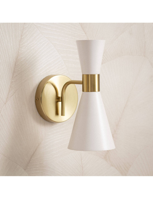 Lampe Murale Métal Blanc Jigger