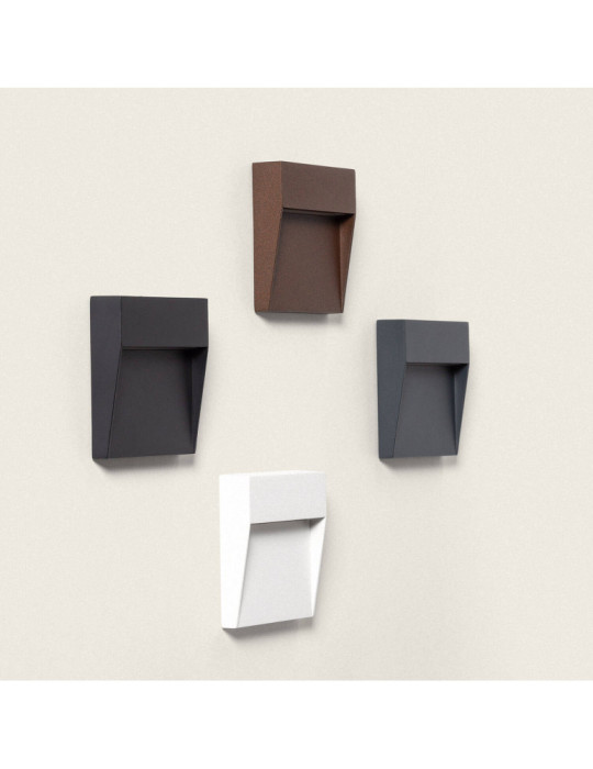 Applique Murale Extérieur LED 3W CCT Seleccionable en Saillie Carrée Jade