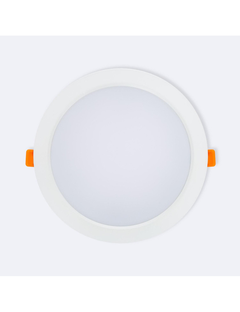 Downlight LED 12W Rond OSRAM Aero 110 lm/W LIFUD Coupe Ø 150 mm