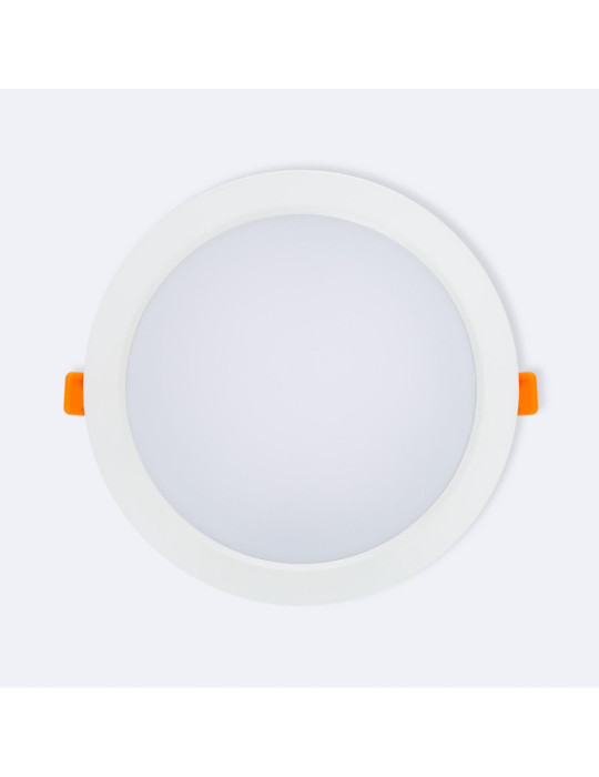 Downlight LED 12W Rond OSRAM Aero 110 lm/W LIFUD Coupe Ø 150 mm