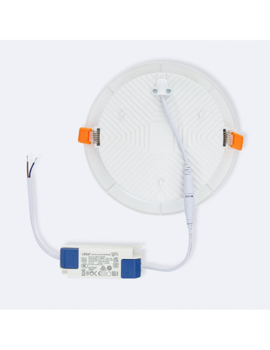 Downlight LED 12W Rond OSRAM Aero 110 lm/W LIFUD Coupe Ø 150 mm