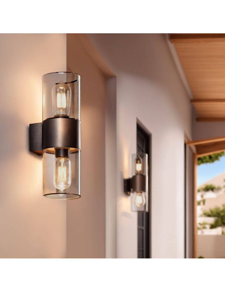 Applique Murale Extérieure Aluminium Deux Spots Solok