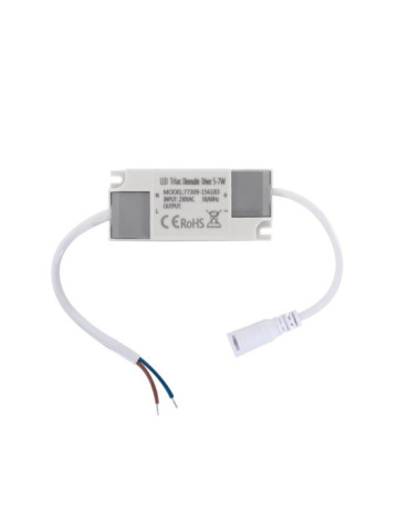 Driver Dimmable TRIAC 220-240V No Flicker Sortie 12-24V DC 5-7W