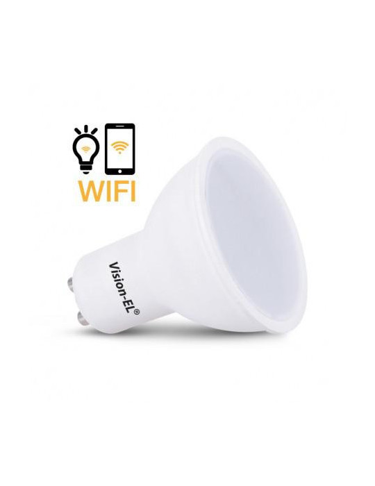 Ampoule LED GU10 Connectée WIFI 5W CCT + RGB