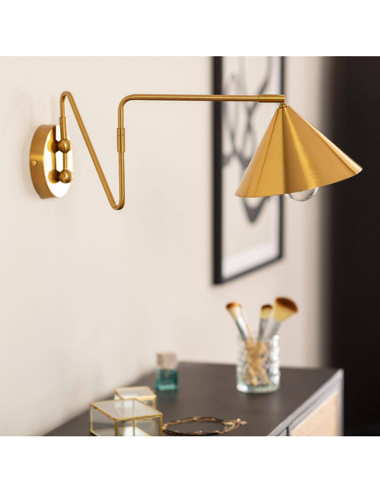 Lampe Murale Articulée Métal Cyclone