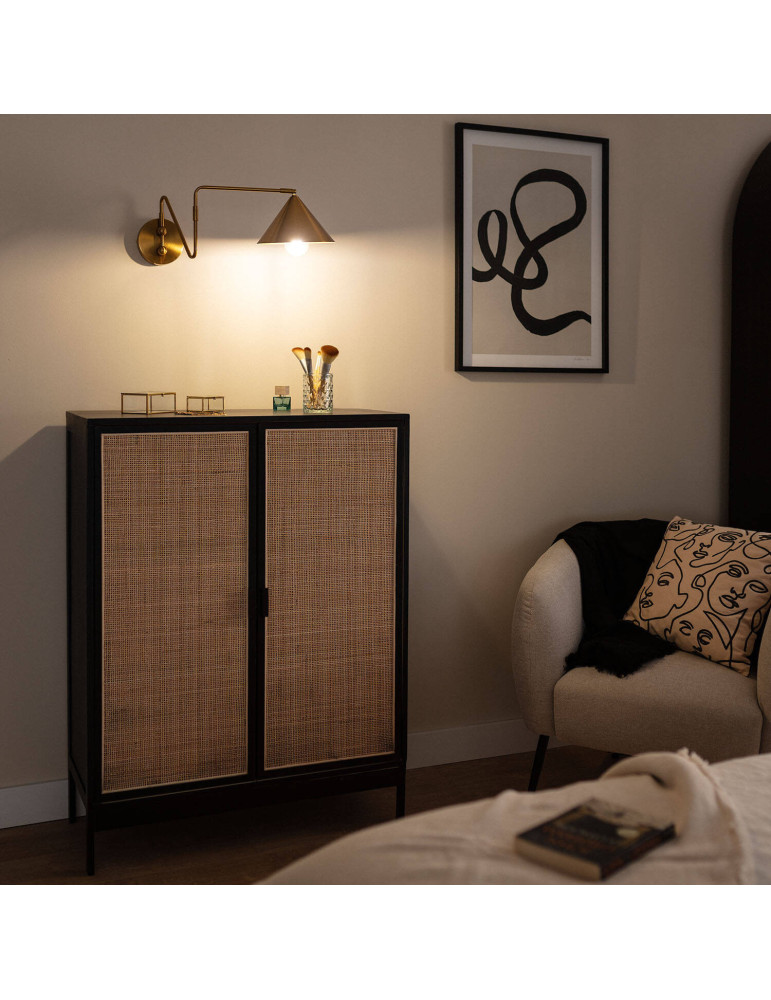 Lampe Murale Articulée Métal Cyclone